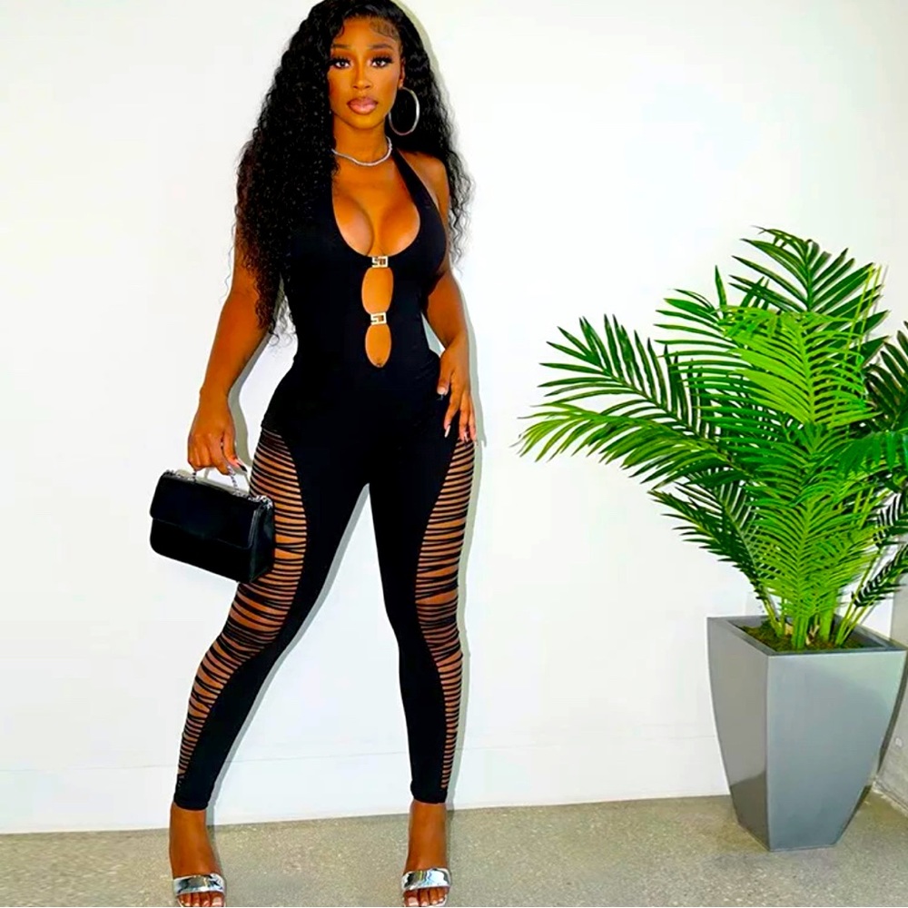 Sexy/classy Cutout jumpsuit very soft and comfortable